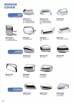 Plastic Chrome Plated Auto Accessories E-Catalog