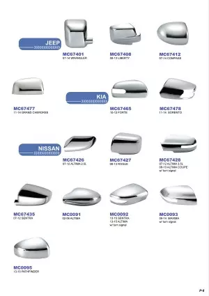 Plastic Chrome Plated Auto Accessories E-Catalog