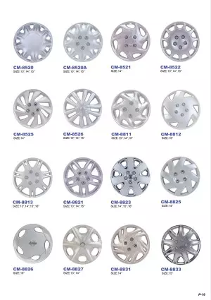 Plastic Chrome Plated Auto Accessories E-Catalog