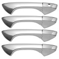 Honda Accord Plastic Chrome Door Handle Covers - 08-12 HONDA ACCORD