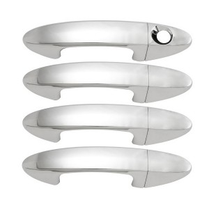 Ford Fiesta Plastic Chrome Door Handle Covers - 11-15 FORD FIESTA W/O PSKH