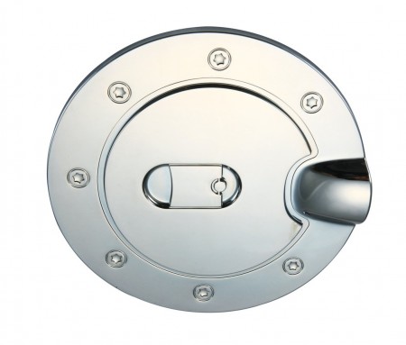 Chevrolet Silverado Chrome Gas Door Cover - 14-15 SILVERADO 1500