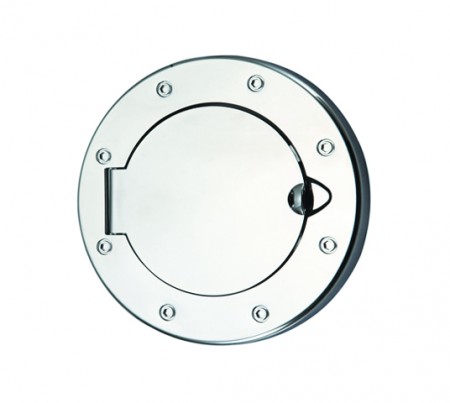 Jeep Wrangler Chrome Gas Door Cover - 07-16 WRANGLER