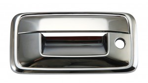 Chevrolet Silverado Chrome Tailgate Handle Covers - 2014 CHEVROLT SILVERADO W/O CAMERA HOLE
