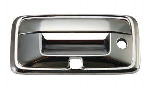 GMC Sierra Chrome Tailgate Handle Covers - 2014 CHEVROLT SILVERADO W/ CAMERA HOLE