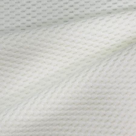 Diamond Mesh Jacquard Fabric - Diamond Mesh Jacquard Fabric construction enhances the fabric  airflow and breathability.