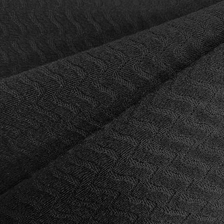 Jacquard brushed fabric has high strength and stability