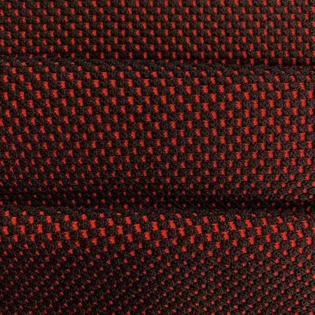 Knitted Jacquard fabric is post-processing to  improvide  four-way-stretch.