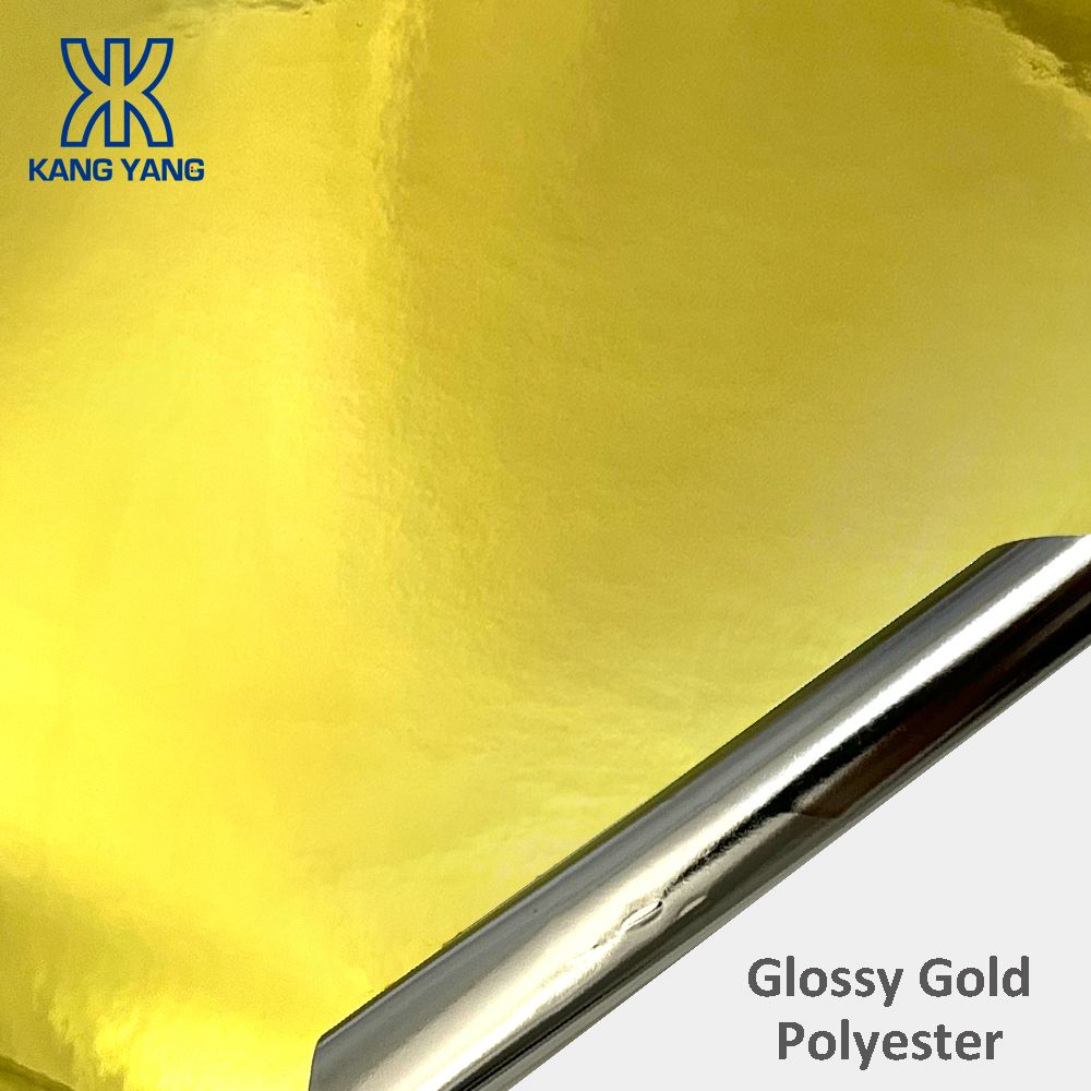 Glossy Gold Polyester Label