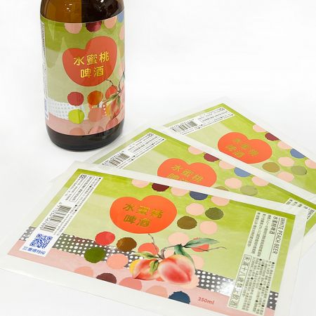 High Quality Pattern Cold Foil Printing Label - Brilliant metallic sheen for a luxurious finish.