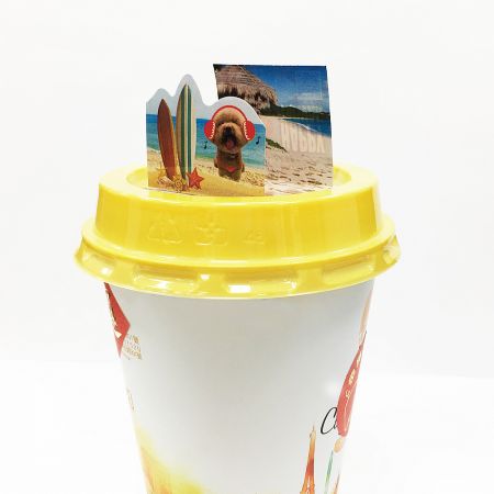 Pop-Up Theater Sticker - With layered visual composition of background and characters, the sticker offers a strong 3D effect and visual impact.