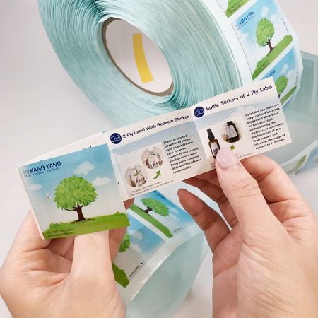 Booklet labels can contain up to 9 pages of content.