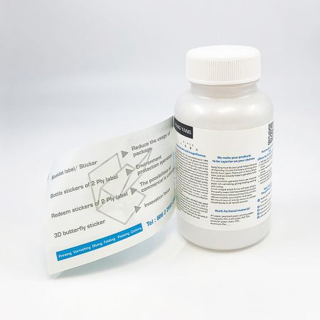 Expanded label area for upgraded information space and versatile applications.