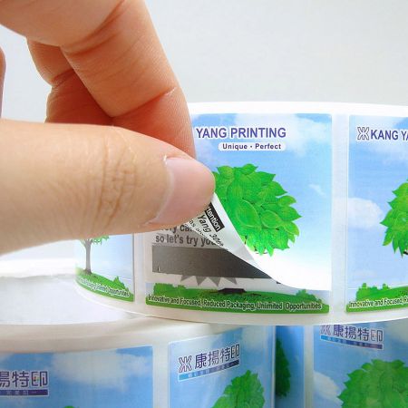 Peel-and-scratch design enhances interactivity and adds fun to promotions.