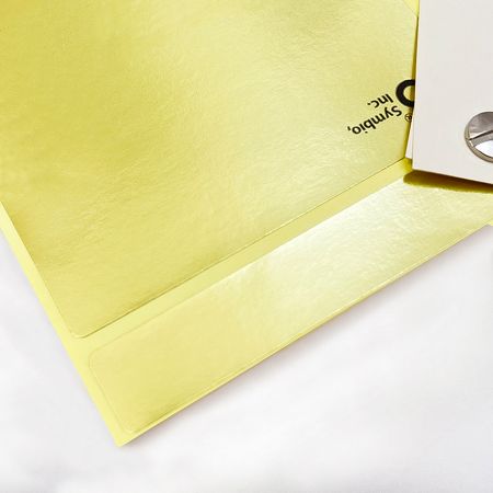 Glossy Gold / Silver Aluminum Foil Label - Glossy Gold Aluminum Foil Label