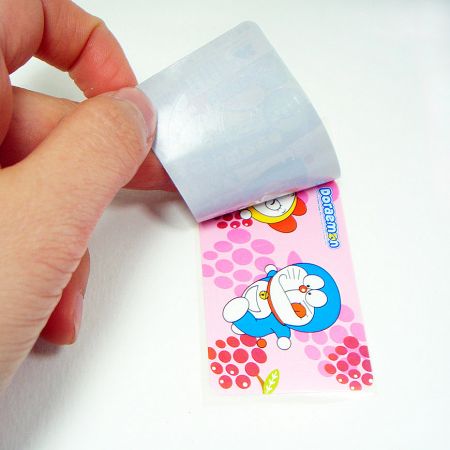 Peel to reveal — adds interactivity.