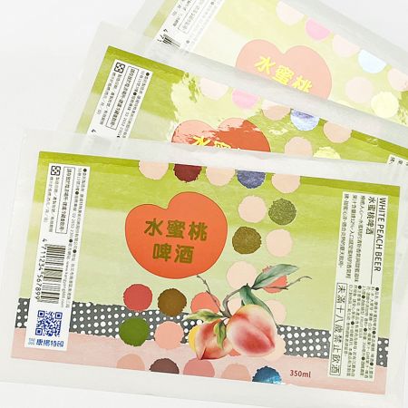 High Quality Pattern Cold Foil Printing Label - Cold Foil Label