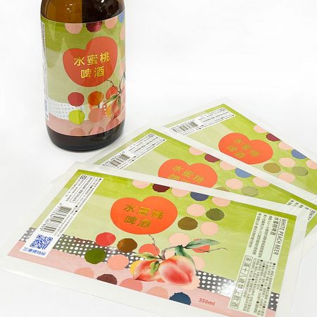 Cold Foil Applied on Wine Labels.