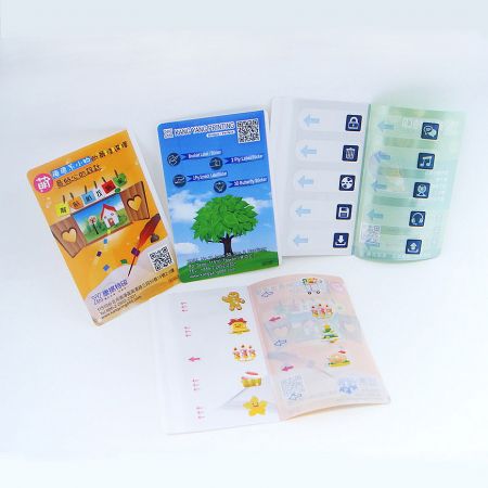 Index Booklet Label / Sticker - Index Booklet Sticker can be customized in various designs and shapes.
