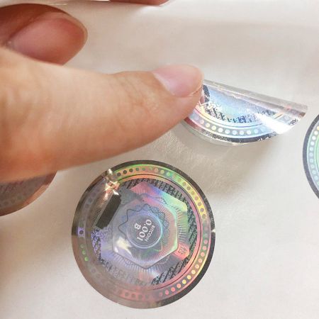 Holographic Security Label.
