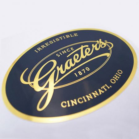 Matte Silver Aluminum Foil Label.