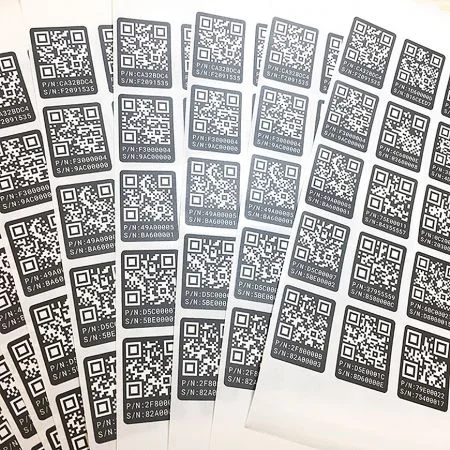 Serial Number / Garbled Code / QR Code Sticker - QR Code Serial Number combined with Variable QR Code