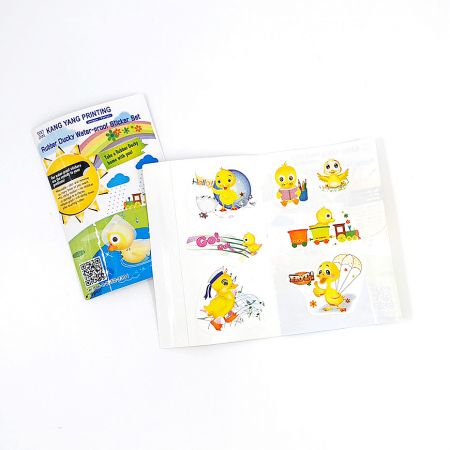 Includes mini waterproof stickers inside the share pack.