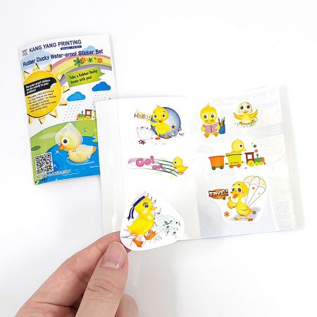 Mini stickers inside can be peeled and reused multiple times.