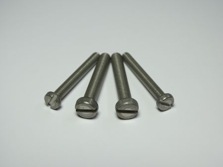 Titanium Slotted Cheese Head Screws