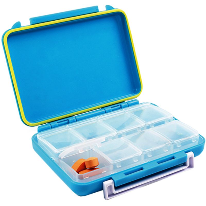 Empty Medication Box Custom Moisture Damp Proof Empty Pill Case for Pocket with 8 ...