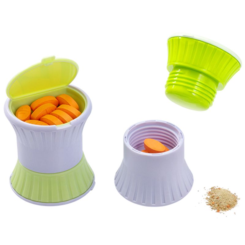 3 in 1 Pill Tablet Crusher Splitter Health Supplement Divider Top