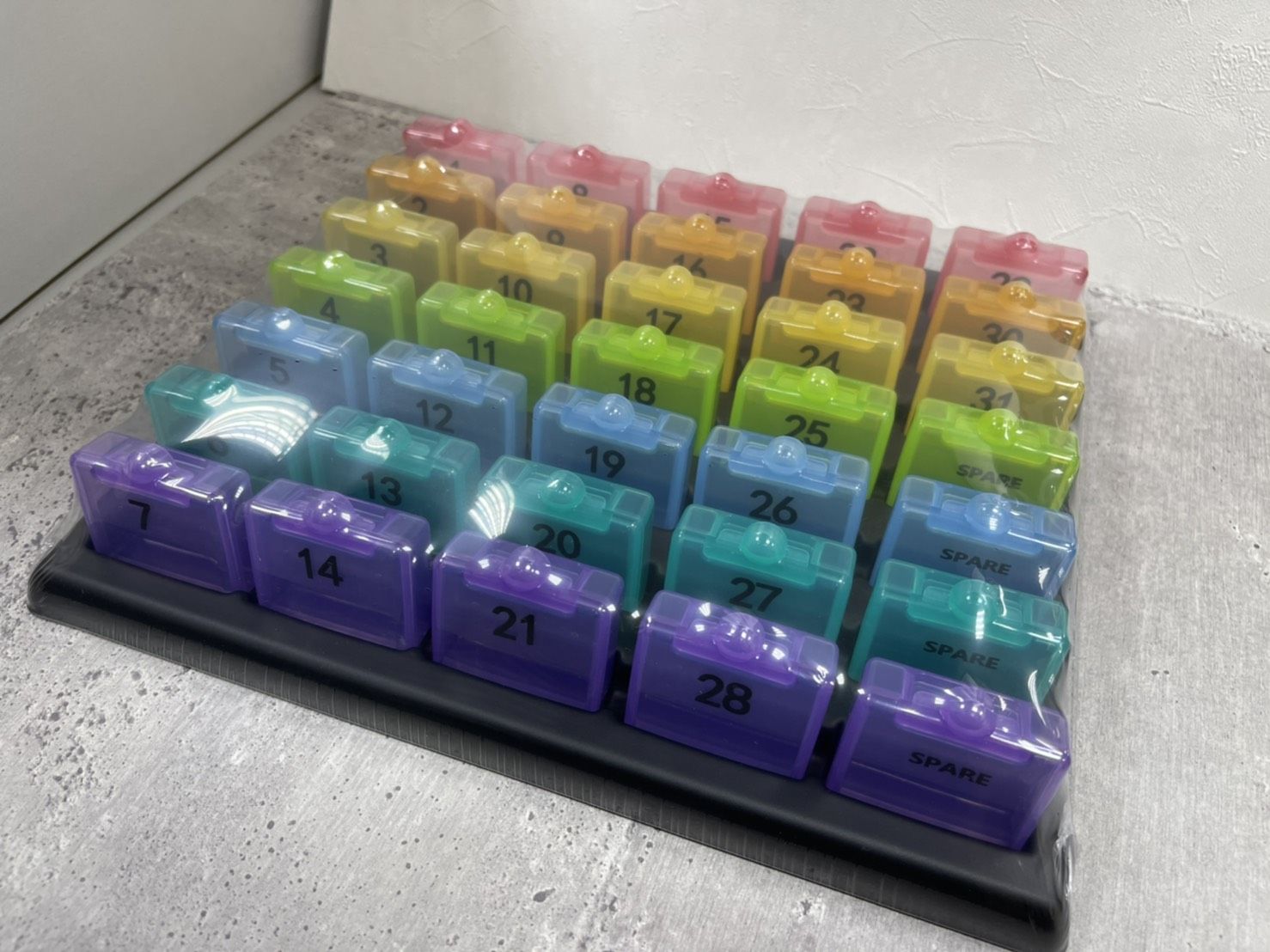PP,PS,ABS plastic pill box.