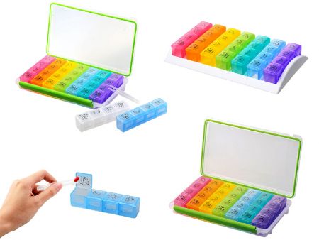 Wholesale Printed Pill Organizer - Customized Pill Case and Organizer for Wholesales