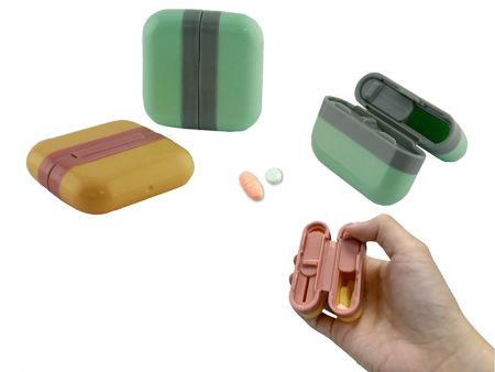 포켓용 작은 알약 상자 도매용 - 도매용 맞춤형 알약 케이스