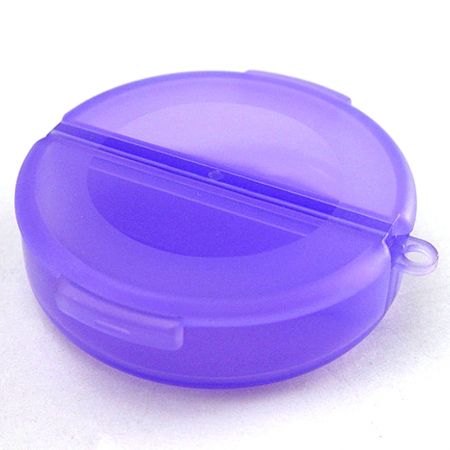 Daily 2 Grids Small Medication Organizer - Pill Case 2 Grids Appearance