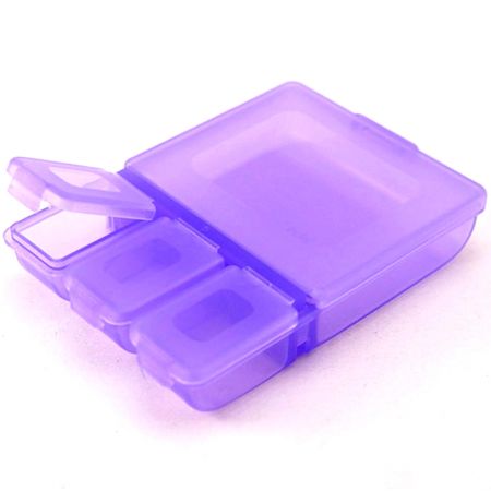 กล่องยาแบบกริดที่กำหนดเอง 4 ช่อง.