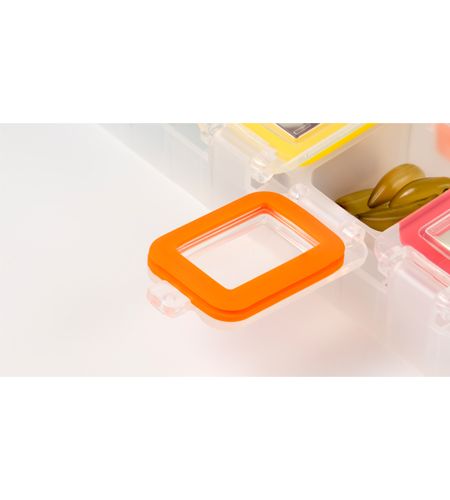 Weekly Pill Organizer with silicon ring