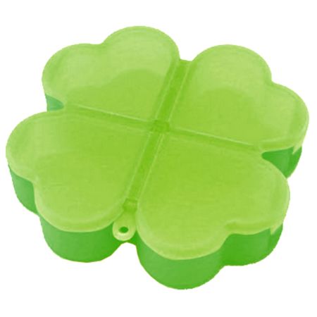 Daily Decorative Clover Pill Box 4 Times A Day