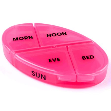 Custodia per pillole personalizzata 8,9 x 5,1 x 1,6 cm.