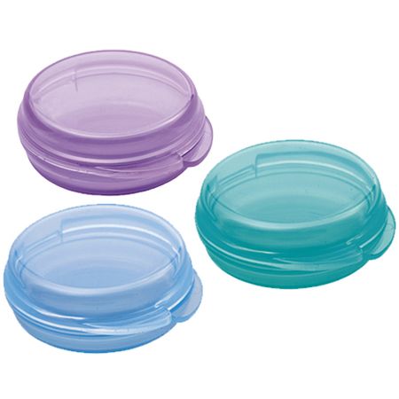 Mini-Ohrstöpsel-Pillen-Aufbewahrungsbox für unterwegs, Kunststoffbehälter - Erscheinungsbild der tragbaren Pillendose