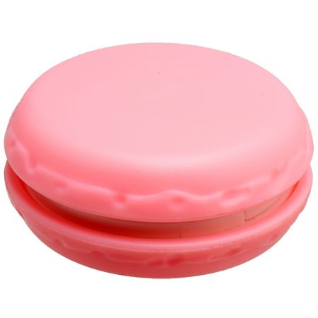 Caixa de Pílulas Redonda Pequena e Fofa de Macaron para Presente Promocional de Farmácia - Aparência da Caixa de Pílulas de Macaron