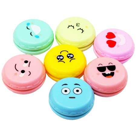 맞춤 인쇄된 마카롱 약 케이스.