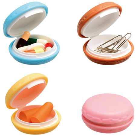 Macaron Pill Case Capacity.