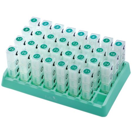 Boîtier de pilules imprimé personnalisé avec plateau.