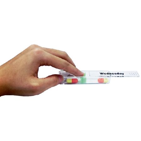 Capacità del contenitore portatile per pillole.