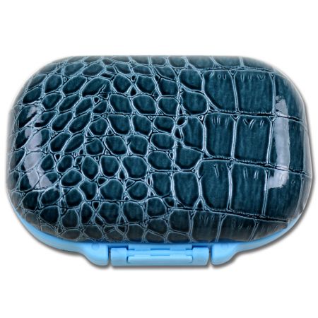 맞춤형 플라스틱 BPA 프리 알약 케이스 가죽.