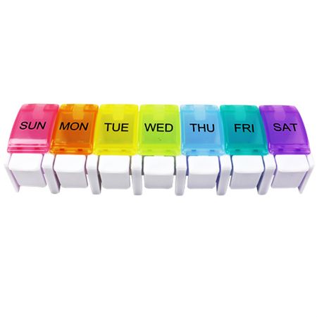 Push Button Custom Printed Pill Case.