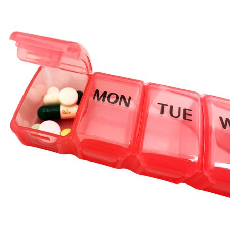 一星期藥盒容量。
