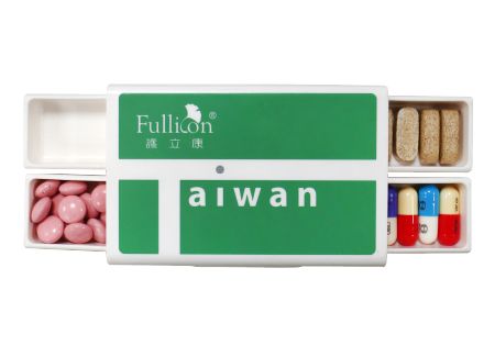 可攜式自動彈出隨身藥盒 - 批發可攜式藥盒外觀。