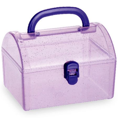 Caixa de Armazenamento Plástica Transparente Personalizada.